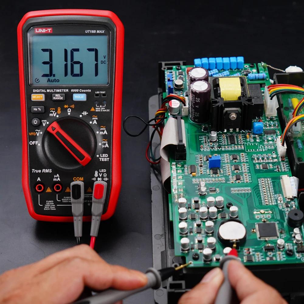 UNI T   Ƽ ׽, UT15B MAX 1000V AC DC  跮 ĳн ׽, True RMS  Ƽ 跮